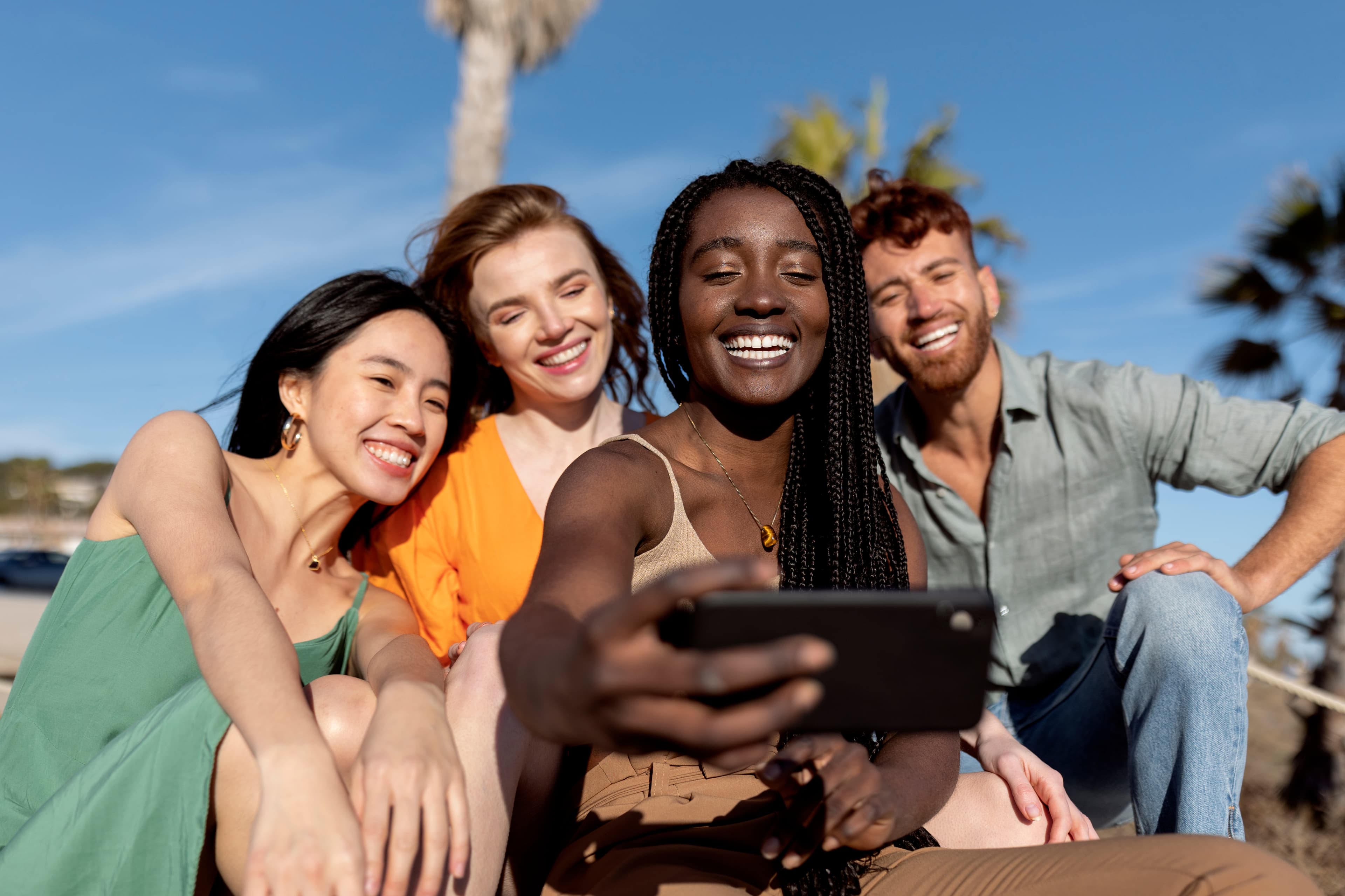 Friends spending time together